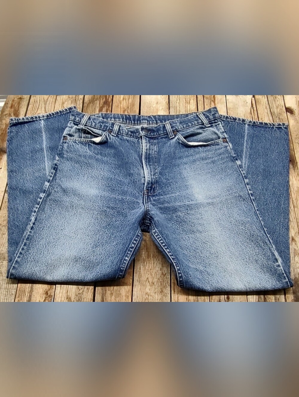 vintage 80's Levi's 505 blue denim jeans made in USA men's Size 34 X 30